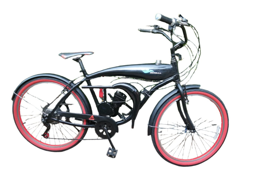 Petrol powered clearance bicycle